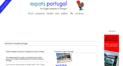 Desktop Screenshot of expatsportugal.com