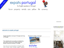 Tablet Screenshot of expatsportugal.com